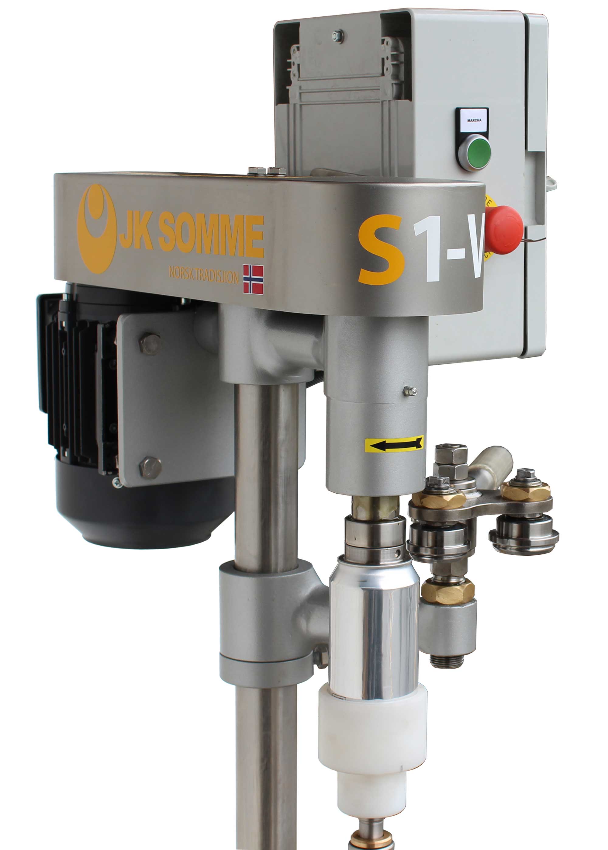 s1vdetalle2 Cerradora de latas | Cerradora de botes | JK Somme S 1 manual can seamer